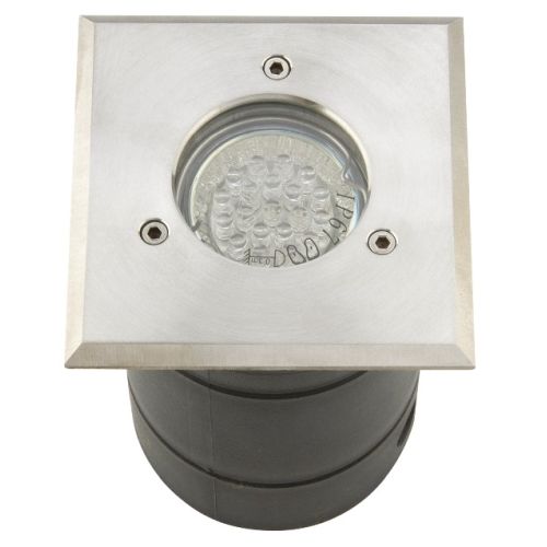 DANIC GU10 STAINLESS STEEL SQUARE WALKOVER LIGHT