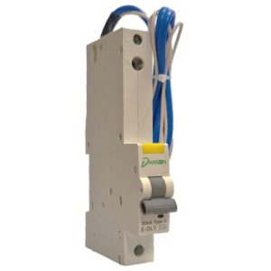 DANSON 25A DOUBLE POLE 30mA A-TYPE RCBO COMPACT