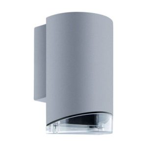 STRUHM KASJAN GU10 C GREY OUTSIDE WALL LIGHT