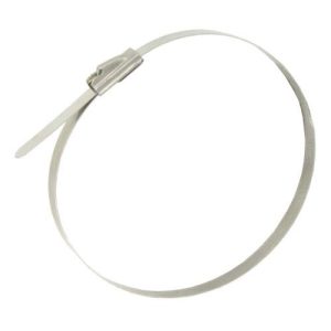 300MM X 4.6MM STAINLESS STEEL CABLE TIES (100)