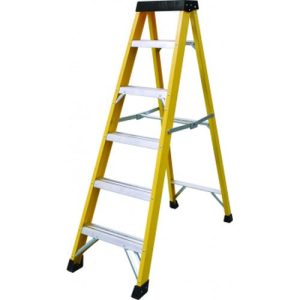 DELIGO 6-TREAD FIBREGLASS STEP LADDERS
