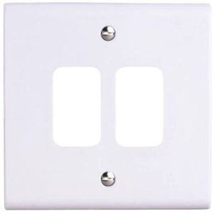 DETA SLIMLINE 2G GRID FRONT PLATE