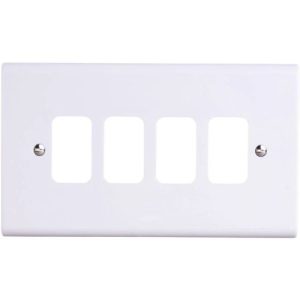 DETA 4G SLIMLINE GRID FRONT PLATE
