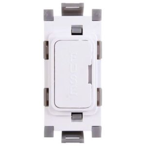 DETA GRID 13A FUSE UNIT WHITE