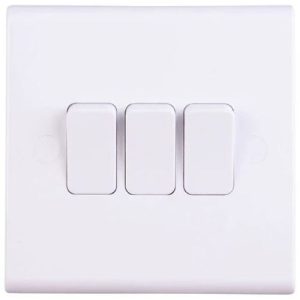 DETA SLIMLINE 3G 2W PLATE SWITCH
