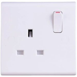 DETA 1 GANG DP SWITCHED SOCKET