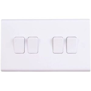 DETA SLIMLINE 4G 2W LIGHT SWITCH