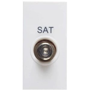 DETA SAT F PLUG MODULE WHITE