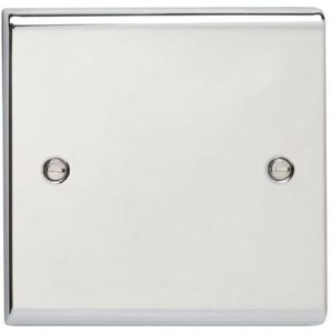 DETA 1G POLISHED CHROME BLANK PLATE
