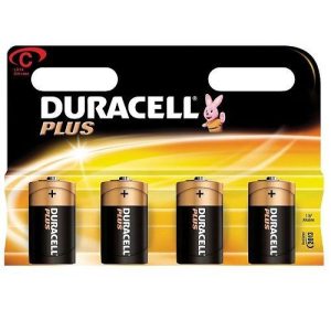 DURACELL C-SIZE PLUS (PK.4)