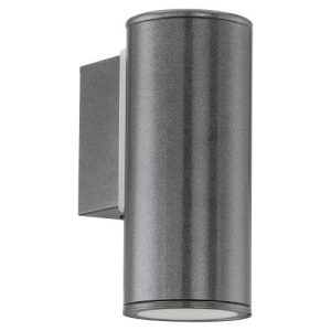 EGLO 94102 RIGA WALL LIGHT ANTHRACITE WALL DOWN L
