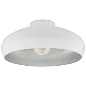EGLO MOGANO WHITE/SILVER FLUSH