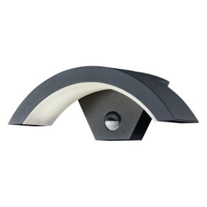 OHIO CURVED LED PIR WALL LIGHT