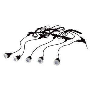 5 ROUND DECK WHITE LIGHT KIT WITH TRANSFORMER