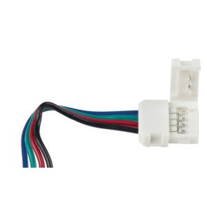 CLIP ON FAST CONNECTOR 2M INPUT LEAD FOR 10MM RGB