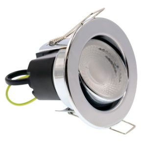 JET 5W LED TILT FIRE RATED IP65 NOISE & FLICKER FREE DOWNLIGHT