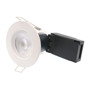 JET 5W LED FIXED FIRE RATED IP65 NOISE & FLICKER FREE DOWNLIGHT