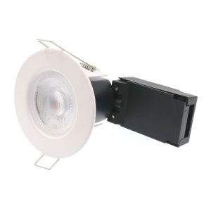 JET 5W LED FIXED FIRE RATED IP65 NOISE & FLICKER FREE DOWNLIGHT