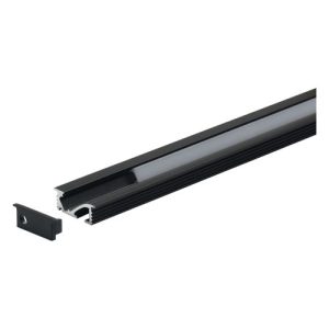 SCAS RECESSED ANGLED PROFILE BLACK FINISH