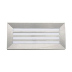 TINO LED BRICK WALL LIGHT WITH SLATTED FROSTED DIF