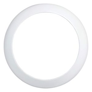 TALPA 12W LED BULKHEAD PLAIN WHITE BEZEL RING