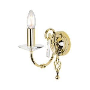 ELSTEAD AEGEAN 1 LIGHT WALL LIGHT - POLISHED BRASS