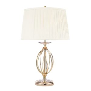 ELSTEAD AEGEAN 1 LIGHT TABLE LAMP - POLISHED BRASS