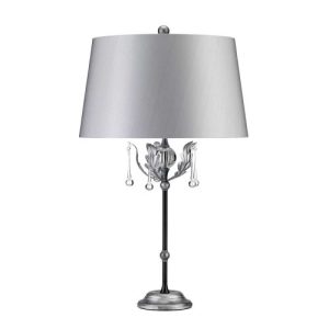 ELSTEAD AMARILLI 1 LIGHT TABLE LAMP - BLACK/SILVER