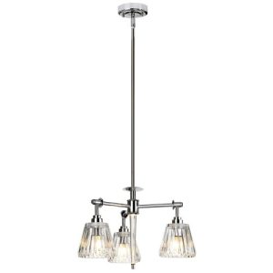 ELSTEAD AGATHA 3 LIGHT PENDANT - POLISHED CHROME