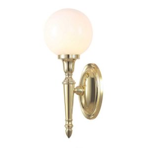 ELSTEAD DRYDEN 1 LIGHT WALL LIGHT - POLISHED BRASS