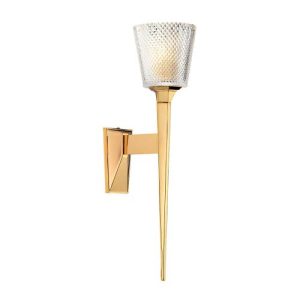 ELSTEAD VERITY 1 LIGHT WALL LIGHT - POLISHED GOLD