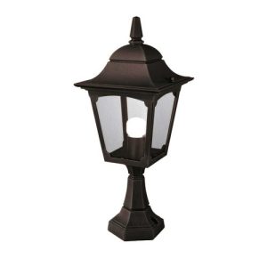 ELSTEAD CHAPEL 1 LIGHT PEDESTAL LANTERN