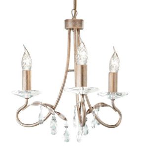 ELSTEAD CHRISTINA 3 LIGHT CHANDELIER