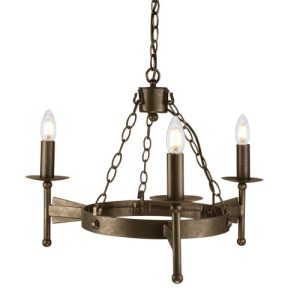 ELSTEAD CROMWELL 3 LIGHT CHANDELIER