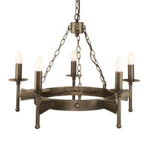 ELSTEAD CROMWELL 5 LIGHT CHANDELIER