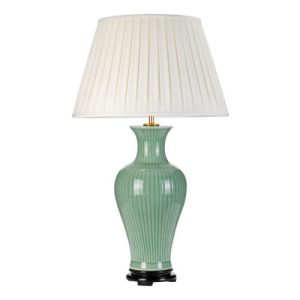 ELSTEAD DALIAN 1 LIGHT TABLE LAMP WITH TALL EMPIRE SHADE