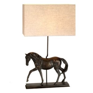 ELSTEAD DORADO 1 LIGHT TABLE LAMP WITH RECTANGLE SHADE