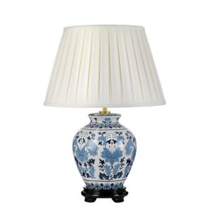 ELSTEAD LINYI 1 LIGHT TABLE LAMP WITH TALL EMPIRE SHADE