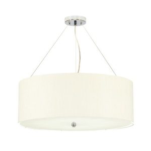 ELSTEAD PEARCE 22" PENDANT WITH POLISHED CHROME CEILING PAN