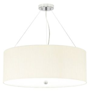 ELSTEAD PEARCE 26" PENDANT WITH POLISHED CHROME CEILING PAN