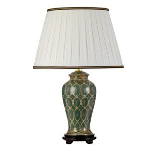 ELSTEAD SASHI 1 LIGHT TABLE LAMP WITH TALL EMPIRE SHADE