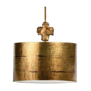 ELSTEAD FRAGMENT 1 LIGHT LARGE PENDANT - GOLD
