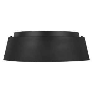ELSTEAD ASHER 3 LIGHT FLUSH LIGHT - MIDNIGHT BLACK