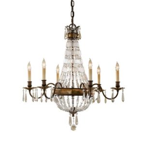 ELSTEAD BELLINI 6 LIGHT CHANDELIER