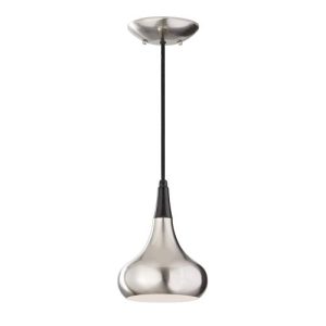 ELSTEAD BESO 1 LIGHT MINI PENDANT - BRUSHED STEEL