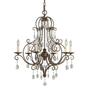 ELSTEAD CHATEAU 6 LIGHT CHANDELIER