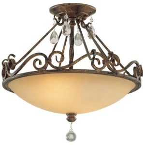ELSTEAD CHATEAU 2 LIGHT SEMI-FLUSH LIGHT