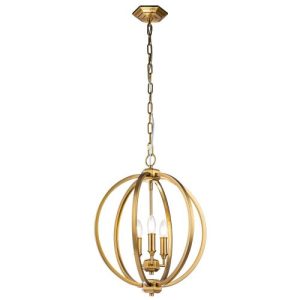 ELSTEAD CORINNE 3 LIGHT MEDIUM PENDANT