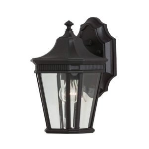 ELSTEAD COTSWOLD LANE 1 LIGHT SMALL WALL LANTERN - BLACK