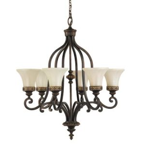 ELSTEAD DRAWING ROOM 6 LIGHT CHANDELIER